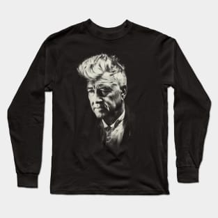 David Lynch Engraved Long Sleeve T-Shirt